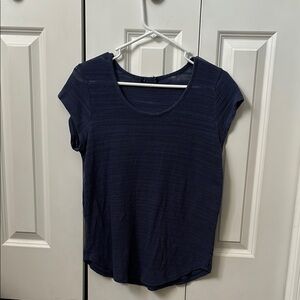 Navy Blue Short Sleeved Shirt